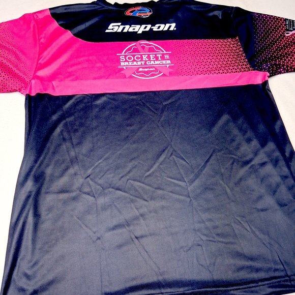 Snap-On Women's Jersey in Pink and Black - Picture 5 of 5
